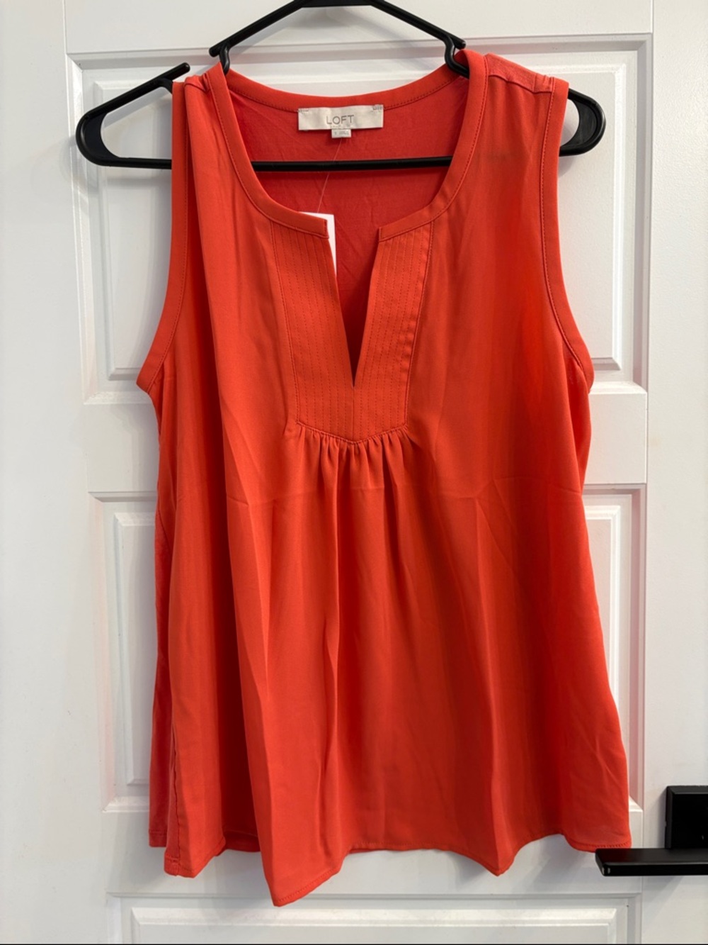 Loft Mixed Media Sleeveless Top